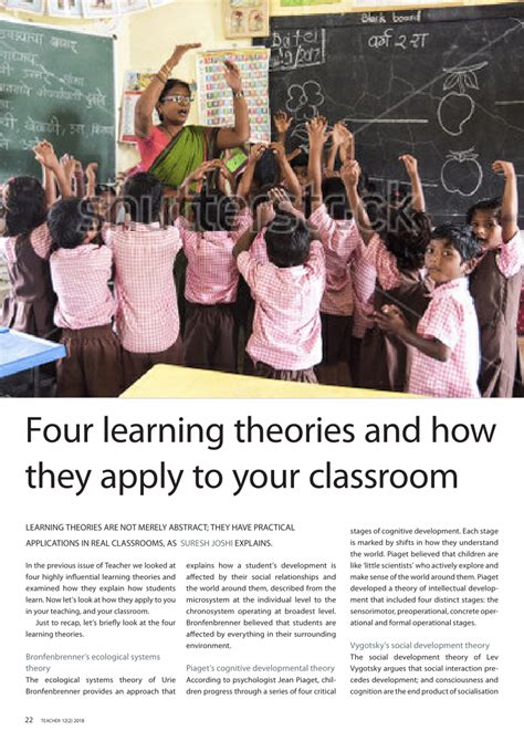 Pdf Four Learning Theories And How They Apply To Your Classroom