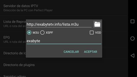 All media players give you the option to save your playlists in this format. Perfect Player IPTV: Reproductor de listas M3U y guia EPG