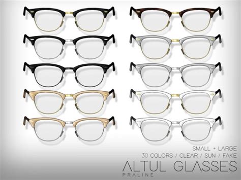 The Sims Resource Altul Glasses By Pralinesims • Sims 4 Downloads