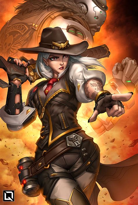 Ashe Overwatch Image By Quirkilicious 2427658 Zerochan Anime Image