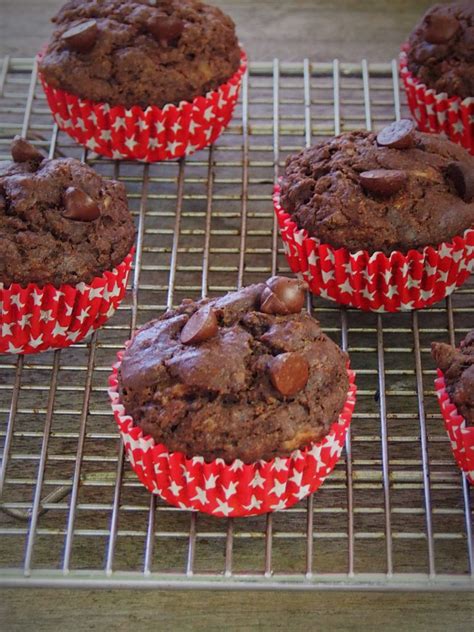 Gluten Free Chocolate Banana Muffins Healthy Home Cafe