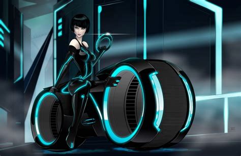 472990 Cyan Anime Girls Esteban Barrientos Futuristic Vehicle Quorra Movies Science