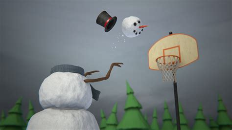 Snowman Basketball Finished Projects Blender Artists Community