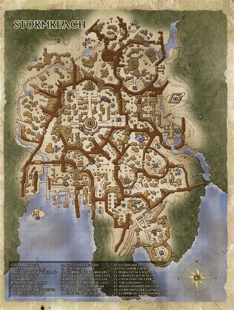 Eberron Stormreach Map
