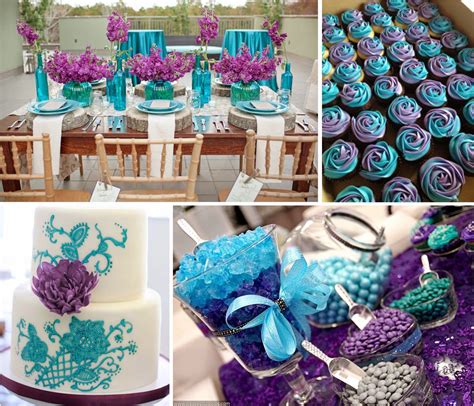 Best Ideas For Purple And Teal Wedding Turquoise Wedding Decorations