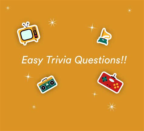 Trivia questions are a great way to have fun and learn new things. 250+ Easy Trivia Questions and Answers | Thought Catalog