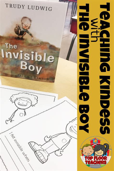 The Invisible Boy Book Activities Reading Comprehension Questions
