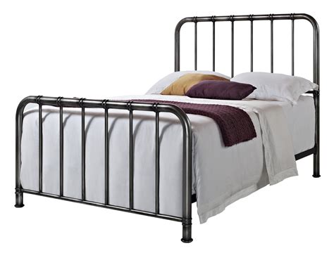 Tristen Twin Metal Bed With Tubular Steel By Standard Furniture Wolf Furniture