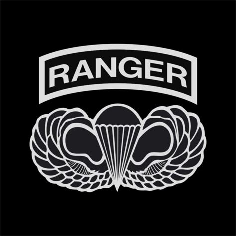 Us Army Ranger Airborne Wings Military Vinyl Decal Sticker Window Wall
