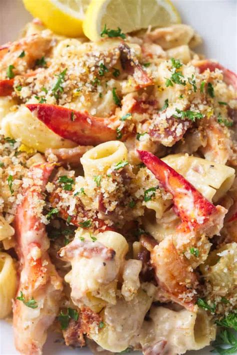 Lobster Pasta With Creamy Garlic Sauce Savor The Best