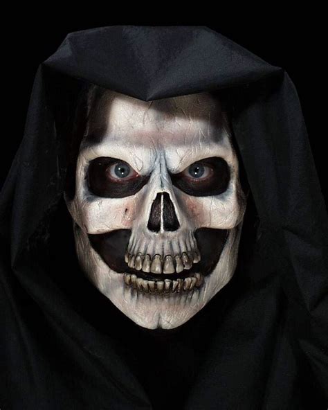 Grim Reaper Prosthetic Mask Creepy Clown Makeup Prosthetics