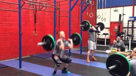 Crossfit Fran 21159 Thrusters And Pull Ups Youtube