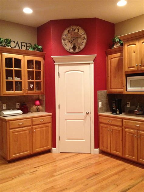 Pantry Idea For Kitchen Red Kitchen Walls Red Kitchen Accents
