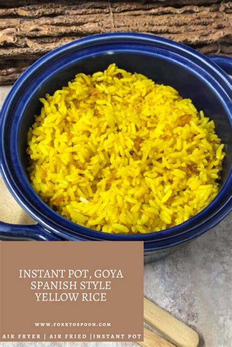 Back to the instant pot, and today's recipe which you've probably guessed is made in the instant pot or your electric pressure cooker of choice. Instant Pot, Goya Spanish Style Yellow Rice | Recipe in ...