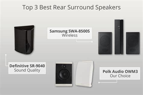 5 Best Rear Surround Speakers In 2023