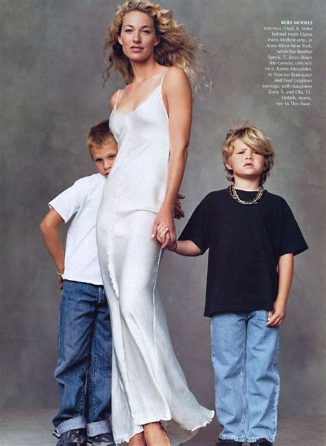 Elaine Irwin Mellencamp With Her Sons Hud And Speck By Annie Leibovitz