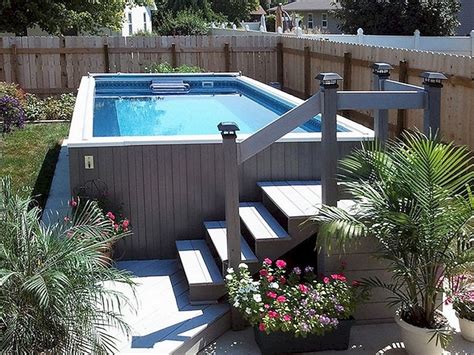 Above Ground Pool In Small Backyard Decoomo