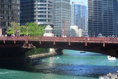 State Street Bridge Over The Chicago River Raddoc1947