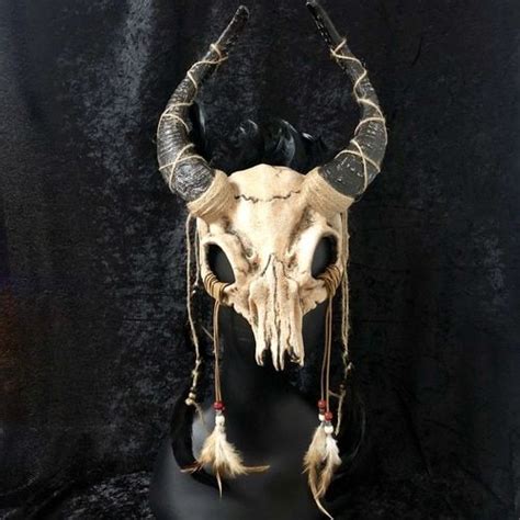 Ram Skull Masquerade Mask In Chrome