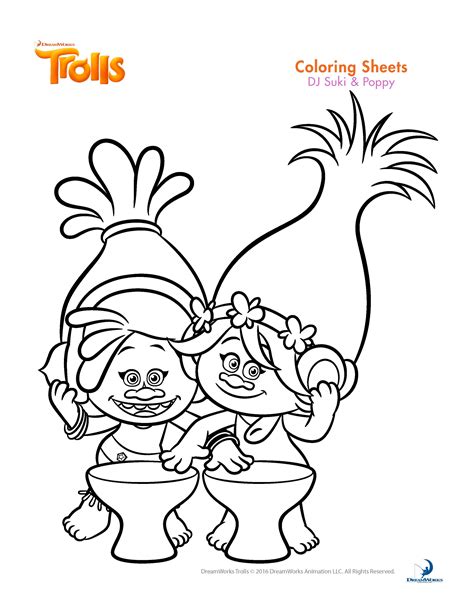 Did you know that this movie received an academy award. Trolls Movie Coloring Pages - Best Coloring Pages For Kids