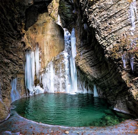 Travel Trip Journey Veliki Kozjak Waterfall Soca Valley Slovenia