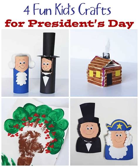 4 Fun Crafts For Presidents Day Crafts By Amanda