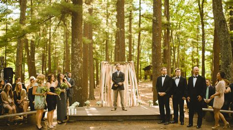 Camp Forest Pines Woodsy Wedding Forest Wedding Venue