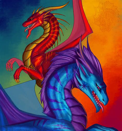 Dueling Dragons By Galidor Dragon On Deviantart