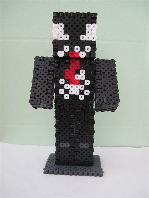 Venom From Spiderman Minecraft Skin 3dperler Beads