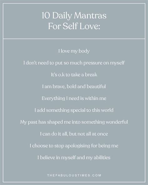 10 Daily Mantras For Self Love Good Fronds Sustainable Living Blog