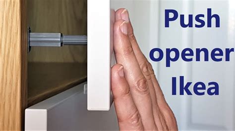 Push Open Door Ikea Installation Youtube