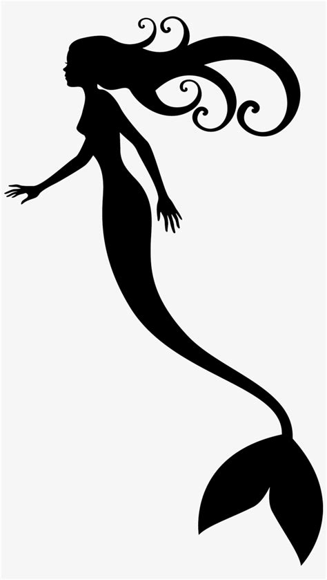 Mermaid Ariel Drawing Clip Art Mermaid Silhouette Transparent Png