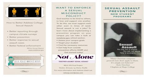 Rels Sexual Assault Prevention Brochure · Sexual Assault Prevention New