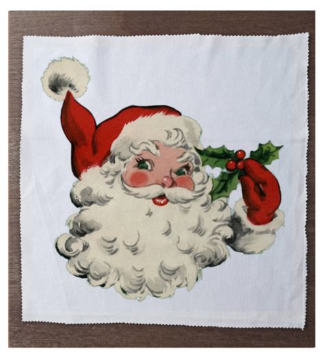 Vintage Santa Claus St Nick Christmas Sewing Cushion Etsy