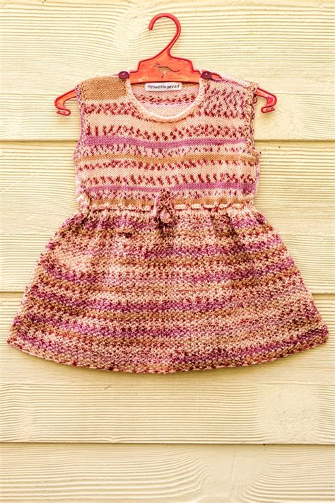 Knitting Pattern Baby Dress Easy Baby Dress Cute Baby Dress