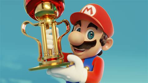 Artstation Super Mario Mushroom Cup Trophy From Mario Kart