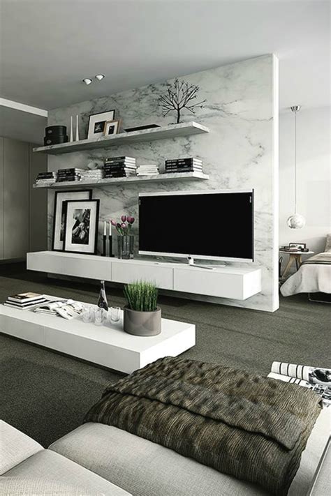 How To Decorate A Large Wall In Living Room With Tv - How To Decorate Around A Tv