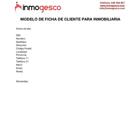 Modelo De Ficha De Cliente Excel Vários Modelos