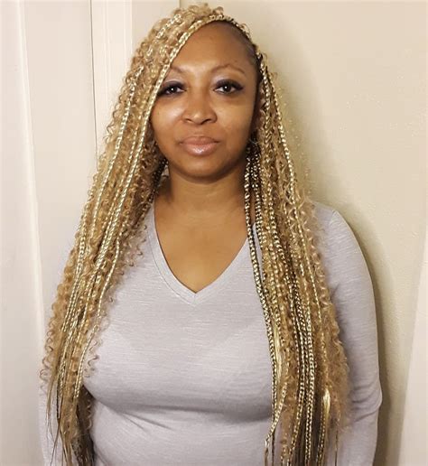 Honey Blonde Knotless Box Braids Canvas Broseph