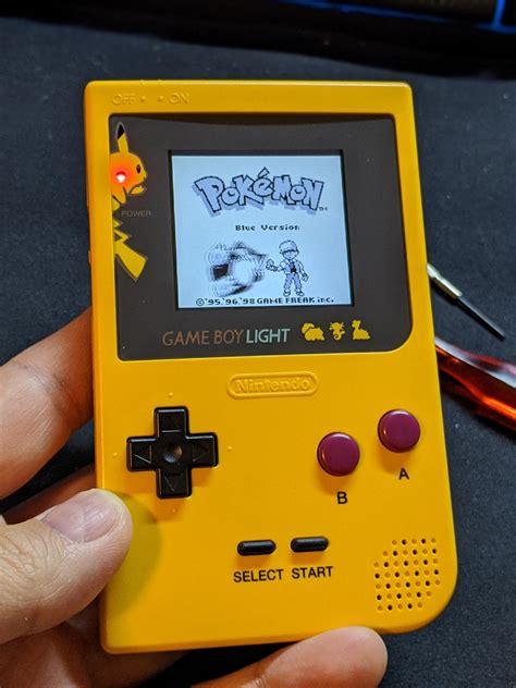 My Gameboy Pocket Lightish Pikachu Edition Rgameboy