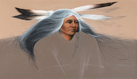Lot Lakota Sioux Frank Howell Untitled Figure 1997