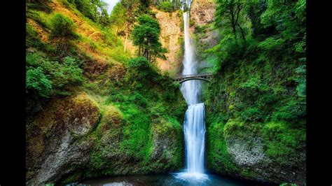 Inspiring Multnomah Falls Oregon Youtube
