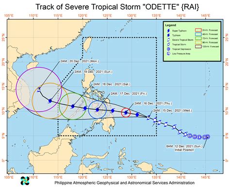 Severe Tropical Storm Odette Nears Typhoon Category