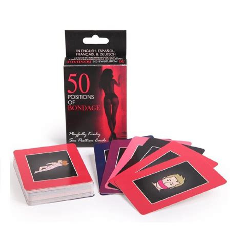 50 Positions Of Bondage Card Game Adult Sex Games Couples Foreplay