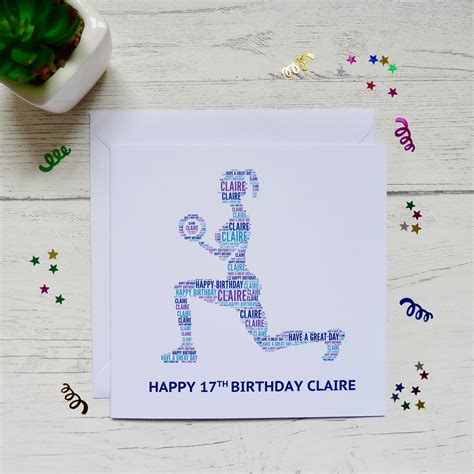 Personalised Womens Gym Fitness Birthday Card Fitness Etsy Uk