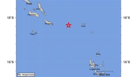 6.9 magnitude earthquake hits Santa Cruz Islands | Stuff.co.nz
