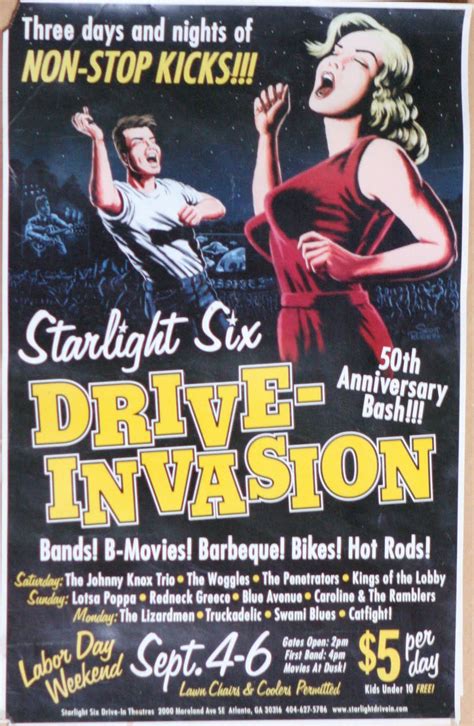 Flea market is open every saturday & sunday. Drive-Invasion 1999 at Starlight Drive-in located in ...