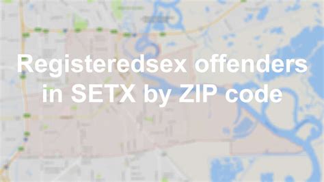 Sex Offender Map Texas