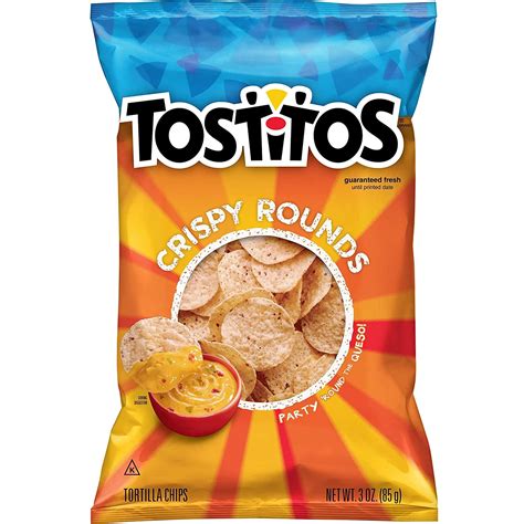 tostitos crispy rounds tortilla chips 10 oz laplasse
