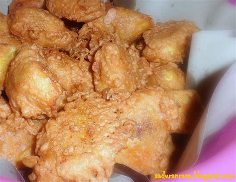 Selain daripada tepung beras, banyak lagi tepung untuk membuat kek dan kuih iaitu tepung gandum, tepung jagung,tepung ubi, tepung pulut, tepung kastard dan banyak lagi. Saduran Rasa: Cempedak Goreng Rangup {Crispy Fried Jackfruit}